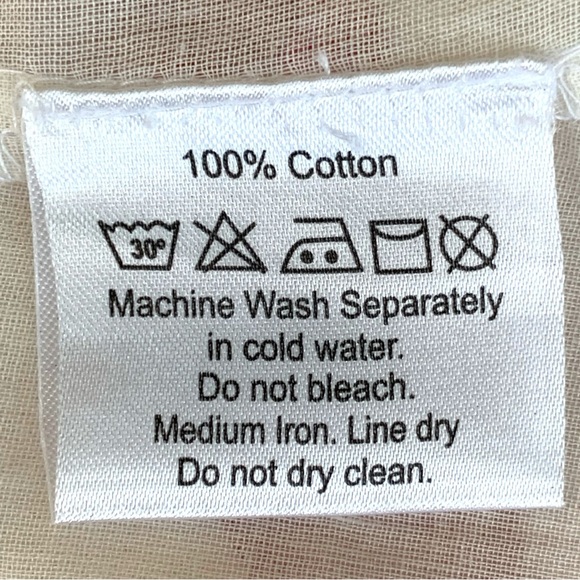 MEHER’S PINK/WHITE BOHO COTTON FLORAL RUFFLE DRESS. WOMEN SZ LARGE. NEW WITH TAG - Picture 10 of 10